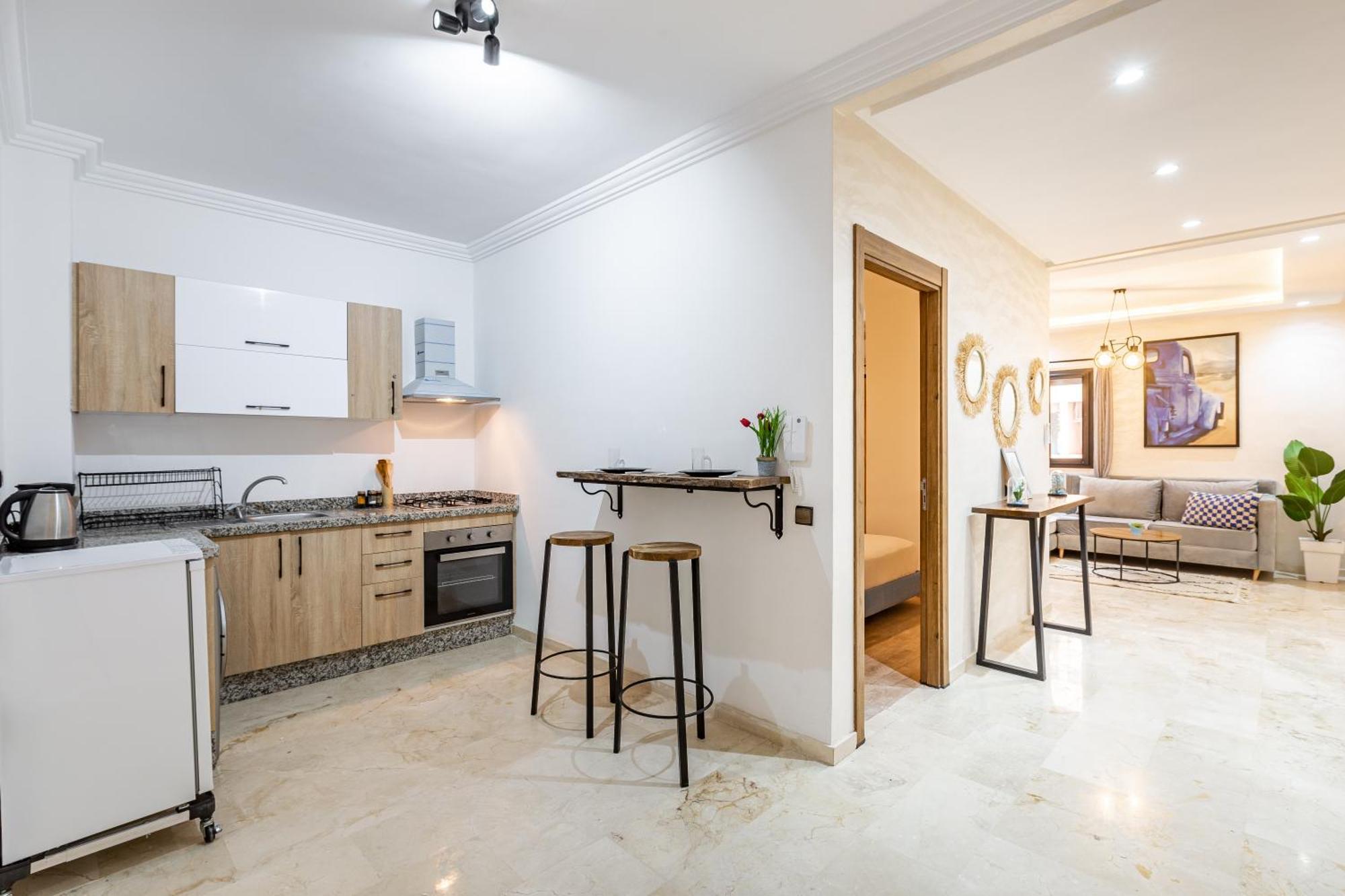 Magnificent Apartment In Gueliz - 100% Equipped Marrakesh Exterior foto